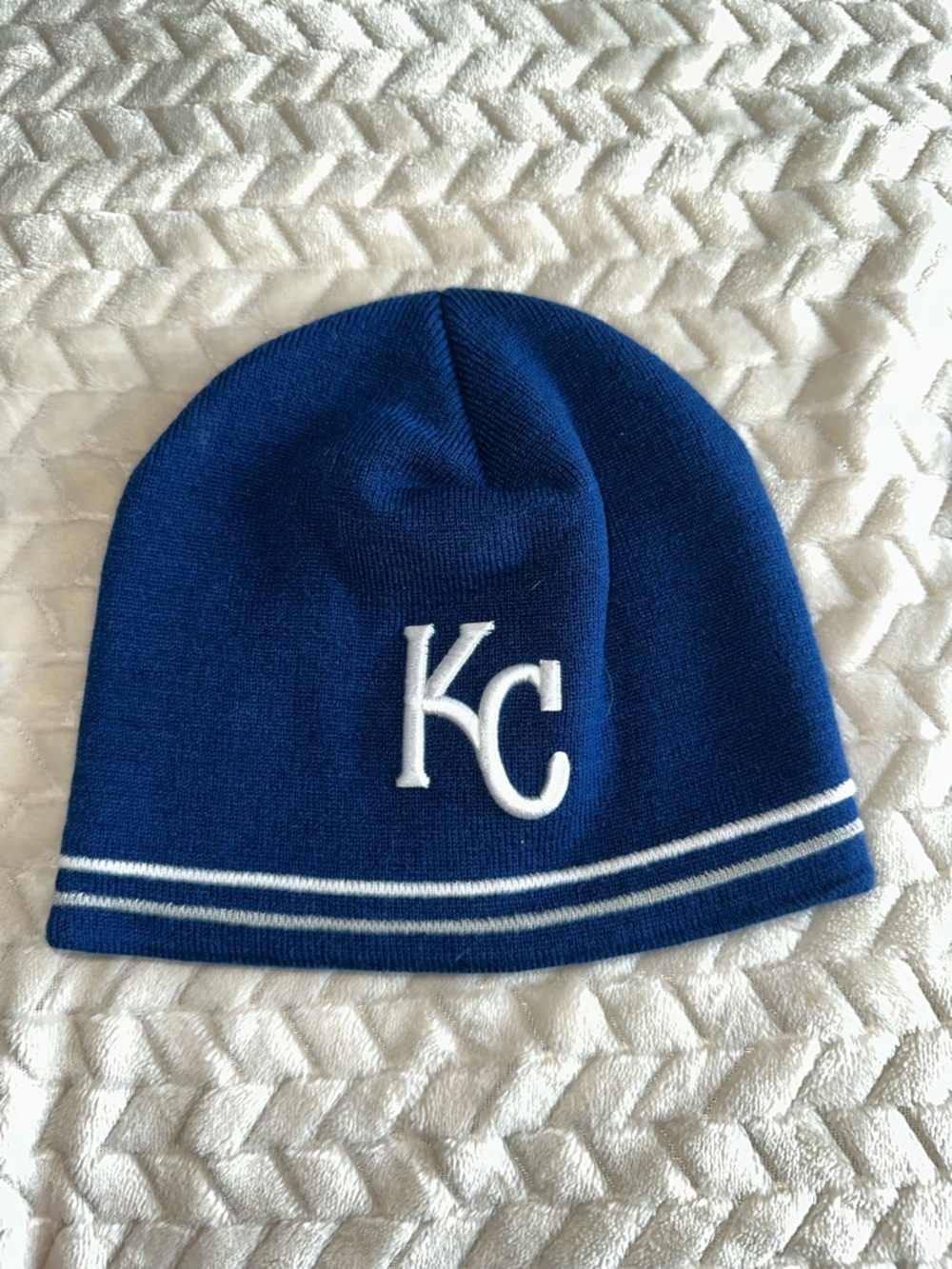 New Era MLB Kansas City Royals Beanie Blue Knit One Size